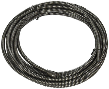 Spring 3-25HE2 Flexi Core Drain Cleaner Cable by General Wire – 3/8" X 25FT, Metal, Black, Model GID-214254