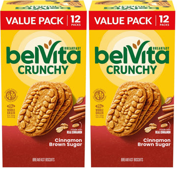 Cinnamon Brown Sugar Breakfast Biscuits by Belvita – 42.24 Ounce (24 Pack), brown, Pack of 24, Model SUVELAM
