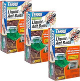 TERRO Outdoor Liquid Ant Bait Stations, 12-Pack | Ready-to-Use Ant Killer Traps, Kills Common Household Ants Including Acrobat, Crazy, Ghost and Little Black Ants, T1804-3SR