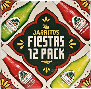 Jarritos Mexican Soft Soda Drink 12oz Glass Bottle Variety Pack (Party Pack 12 Ct)