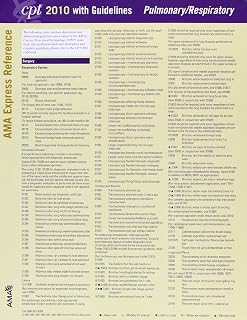 CPT 2010 Express Reference Coding Card Pulmonary/ Respiratory