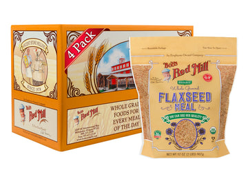 Organic Flaxseed Meal by Bob's Red Mill – 128 Ounce (Pack of 1), Natural, Model P101930
