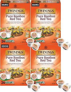 Twinings of London Pure Rooibos Herbal Tea K-Cups for Keurig®, 24 count (Pack of 4)