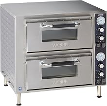 Waring Pizza Oven with Independent Double-Deck & 18" Pizza Deck