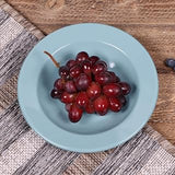 Elite Global Solutions DB878C-CB Round Rim Pasta/Soup Bowl, 9" Dia. x 1 3/8" h., Melamine, Cameo Blue (Pack of 6)