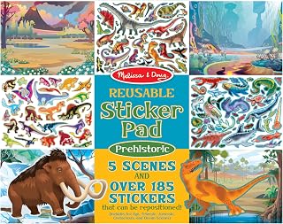 Melissa & Doug Prehistoric Reusable Sticker Pad