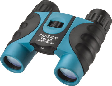 10x25mm Blue Waterproof Compact by Barska – One Size, Rubber, Blue, Model AB12727