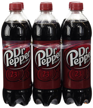 6 PK, 24 Fl oz Bottles by Dr Pepper – 24 Fl Oz (Pack of 6), Pack of 6