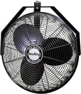 Air King 9518 18-Inch Industrial Grade Wall Mount Fan, 1/6-Horsepower,Black