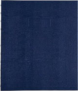 Blueline MiracleBind™ Notebook, Refillable, Lizard-Like Hard Cover, 11" x 9-1/16", 150 Ruled Pages, Indigo Blue (AF11150.82)