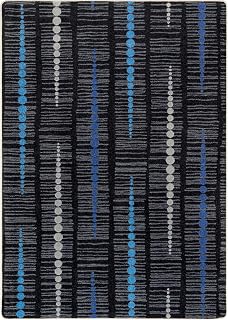 Joy Carpets Recoil 5'4" x 7'8" Area Rug in Color Sapphire