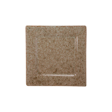Whittier-Tiger Eye 10" Sq by 10 Strawberry Street – Dinner, Porcelain, Tiger Eye, Pack of 6, Model WTR-10SQ-TE6