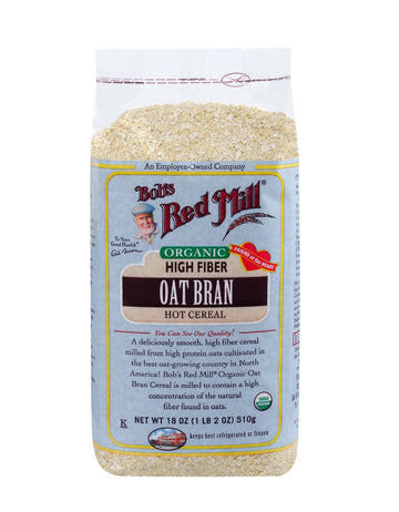 Oat Bran Cereal, Organic, 18 oz by Bob's Red Mill – 18 Ounce (Pack of 1), Model 6051C18