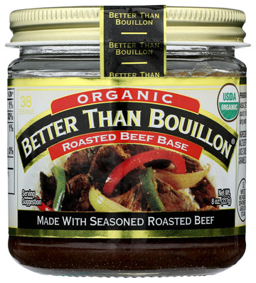 Base Beef Organic, 8 Ounce by Better Than Bouillon – 8 Ounce (Pack of 1), Model 098308002833