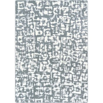 Block Print 10'9" x 13'2" Area Rug in Color Cloudy by Joy Carpets – 10'9" x 13'2" (Rectangular), Nylon, Cloudy, Model 2128G-02