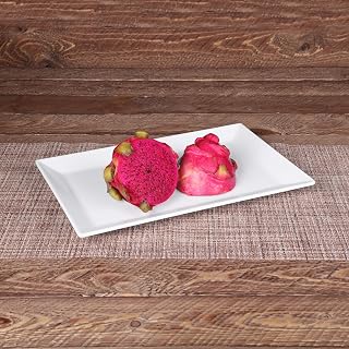 Elite Global Solutions M914RC-NW Rectangular Serving Platter, 13 3/4" x 9 x 1" h., Melamine, White (Pack of 6)
