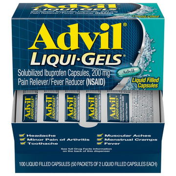 Liqui-Gels Pain Reliever and Fever Reducer by Advil – Model 305730169028