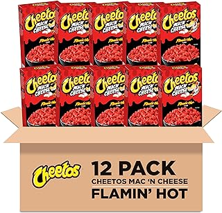 Cheetos Mac & Cheese Flamin' Hot 5.6oz Boxes (Pack of 12)