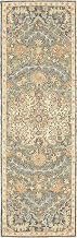Oriental Weavers Alfresco Hand-Made Wool Area Rug - 28401-2'6" x 8' - in Green/Blue - Vintage Inspired, Hand-Made Wool Rugs, Entryway, Hallway Runner Rug