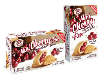 Mini Cherry Pie | 12 Count by JJ's Bakery – Mini, Pack of 12
