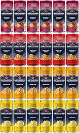 San Pellegrino Sparkling Water Variety- 4 Flavors 24 Pack 6 Cans of Each