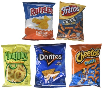 Premiere Mix Chips and Snacks 30 Piece Variety Pack by Frito Lay – 60 Ounce (Pack of 1)