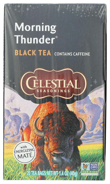 Morning Thunder Tea by Celestial Seasonings – 20 Count (Pack of 1), No Color, Model BHC-052