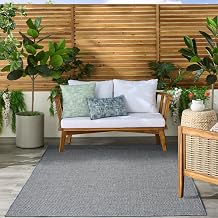 Nourison Home Tulum Denim 5'3" x 7' Area Rug - Easy Clean, Non Shedding, Bed Room, Living Room, Dining Room, Kitchen (5' x 7')