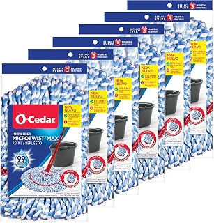 O-Cedar MicroTwist MAX Microfiber Refill (Pack of 6)