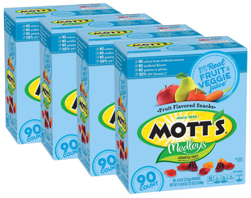 Medley Assorted Fruit Flavored Snacks (90 Count) (4 Pack) by Mott's – King Size, Model 1055728