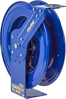 COXREELS EZ-SHL-4100 Safety Series Spring Rewind Hose Reel for air/Water/Oil: 1/2" I.D., 100' Hose Capacity, Less Hose, 300 PSI