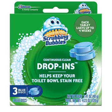 Continuous Clean Drop-Ins by Scrubbing Bubbles – 1.41 Ounce (Pack of 3), Pack of 3