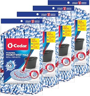 O-Cedar MicroTwist MAX Microfiber Refill (Pack of 4)