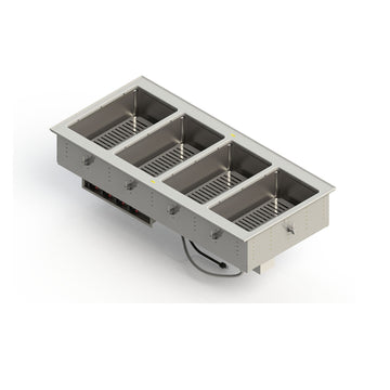 Vollrath FC-4DH-04208-T Stainless Steel Drop-In Hot Food Well, Full Size, 208-240V - Default Title