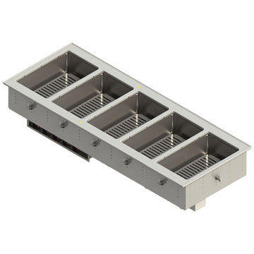 Vollrath FC-4DH-05208-T Stainless Steel Drop-In Hot Food Well, Full Size, 208-240V - Default Title