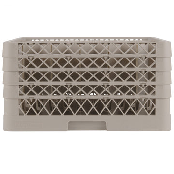 Vollrath TR12HHHH Traex Copolymer Plastic Glass Rack, Full Size - Beige