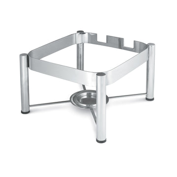 Vollrath 46113 Intrigue Metal Chafer Stand, 1/2 Size, Silver - Default Title