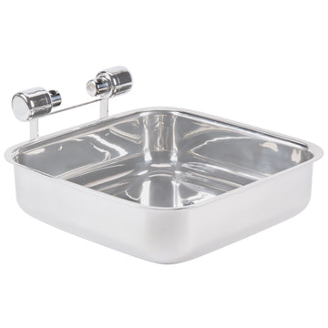 Vollrath 46116-1 Intrigue Stainless Steel Base, 15" x 15 1/2", Silver - Default Title