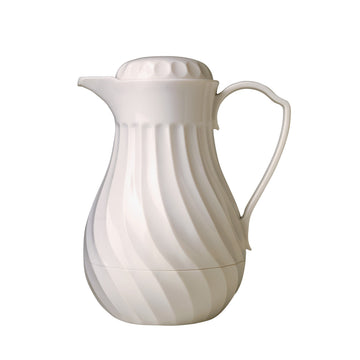 Vollrath Plastic Beverage Server, White - 10 oz.
