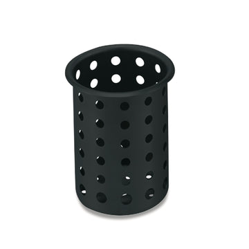 Vollrath Plastic Cylinder, 5 5/8" High - Black