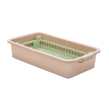 Vollrath 52827 Polyethylene Box, 13" x 25", Brown - Default Title