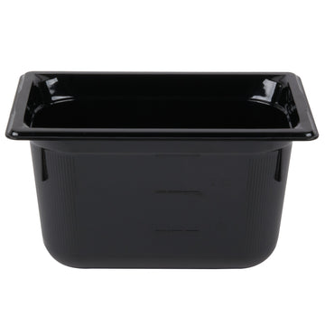 Vollrath Polycarbonate Food Pan, Black - 1/4 Size
