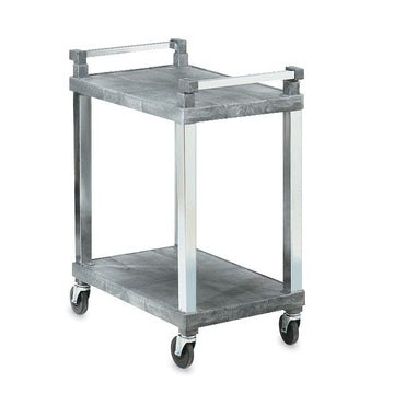 Vollrath 97101 Plastic Utility Cart, 18 1/2" x 30 1/2", Gray - Default Title