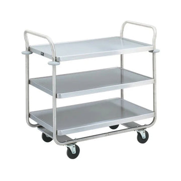 Vollrath Metal Wire Shelf Cart, 36 1/2" High, Silver - 500 lb.