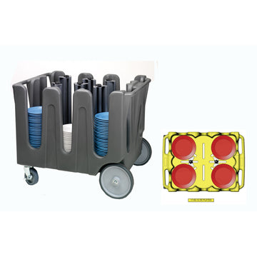Vollrath ADC-2 Dish Caddy, 30" x 40", Gray - Default Title