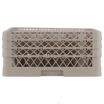 Vollrath TR11GGG Traex Copolymer Plastic Glass Rack, Full Size - Beige