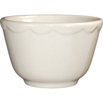 International Tableware VI-4 Victoria Stoneware Bouillon, 7.25 oz., Ivory, 36/Case - Default Title