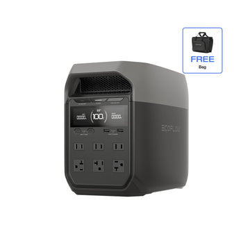 EcoFlow EFDELTA3-US Portable Power Station, 8" x 15 11/16" - Default Title