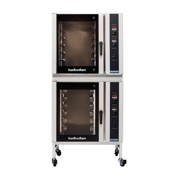 Moffat USE35D6-26-T261 Convection Oven, Full Size - E35D6-26/2 Double Deck Full Size Stainless Steel Stand 220-240V 1 Phase 25 kW