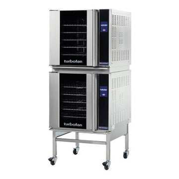 Moffat 30D Series Convection Oven, Full Size - E32T5/2 Double Deck Full Size Stainless Steel Stand 1 Phase 11.2 kW